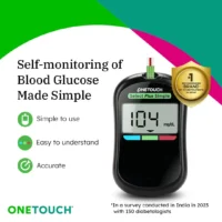 one touch select plus 7 one touch select plus with 50 strips glucometer