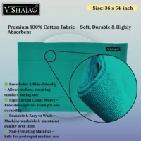 V Shajag Surgical OT Plain Sheet – 100% Cotton, Absorbent, Lint-Free, Reusable & Steam Sterilizable OT Sheet for Hospitals, OT Beds & Clinics