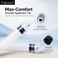 Disposable Vaginal Applicator Kit | Medical Grade BPA-Free Fertility & Feminine Care Applicator | Smooth Comfort Tip | Leak-Proof Single-Use Design